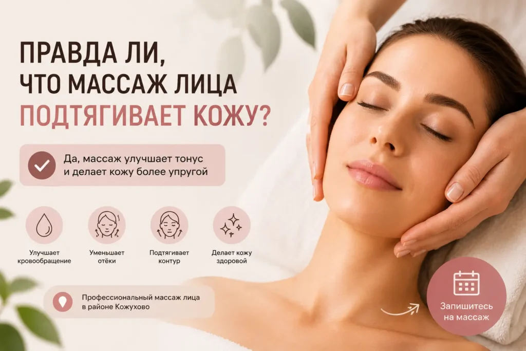 Правда ли массаж лица подтягивает кожу — эффект массажа лица для подтяжки овала и упругости кожи в Кожухово